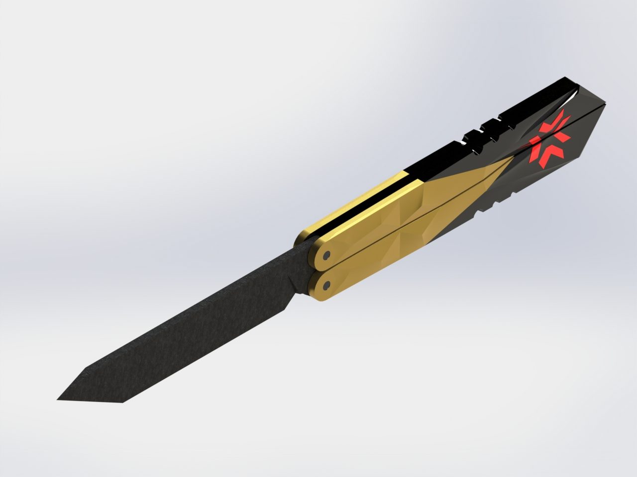 Valorant  Butterfly Knife - print in place