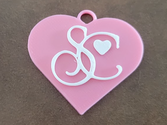 sabrina carpenter logo key chain