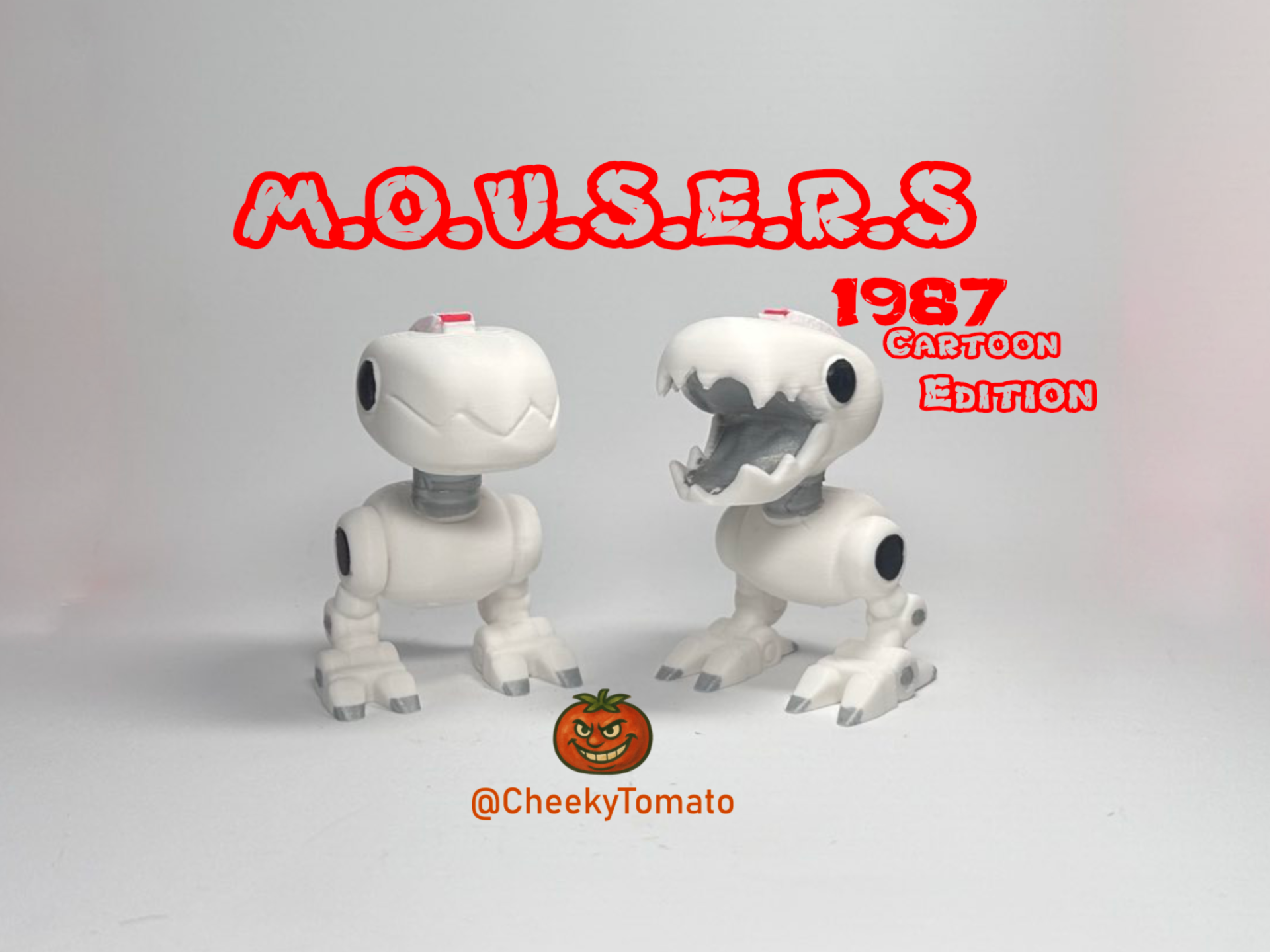 Mousers (2-Pack) – TMNT 1987 DeskBuddy Figurines