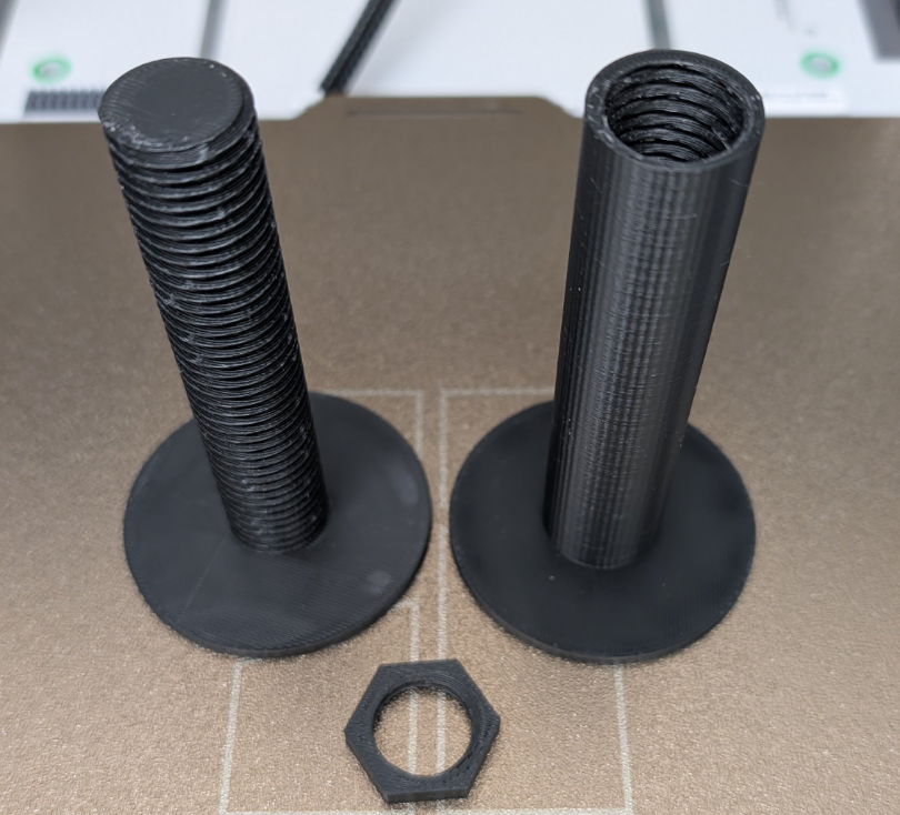 Threaded Spacer, Adjustable 100-200mm