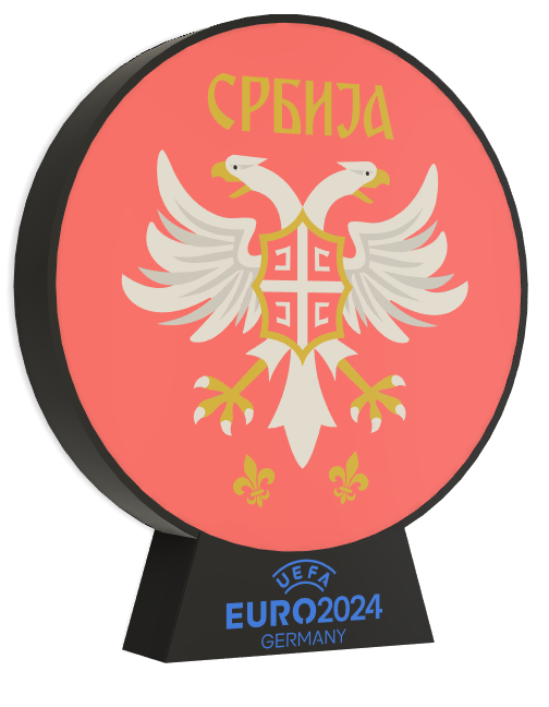 Ligh box - Euro 2024 Germany - Serbia
