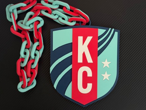 Kansas City Current Soccer Oversized Hype Chain