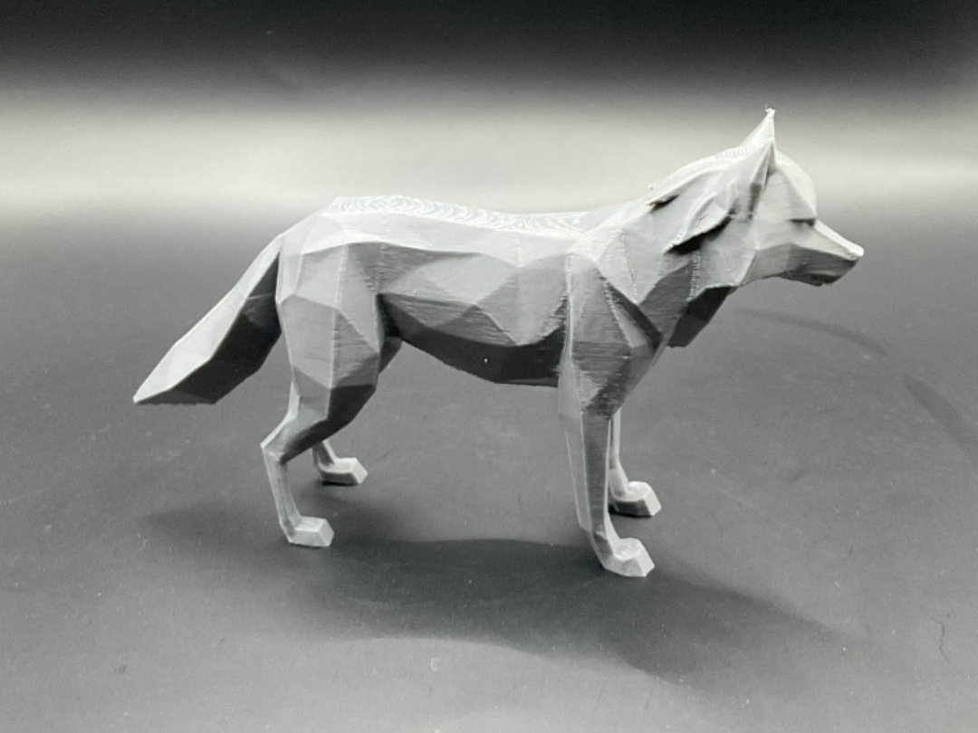Low poly Wolf