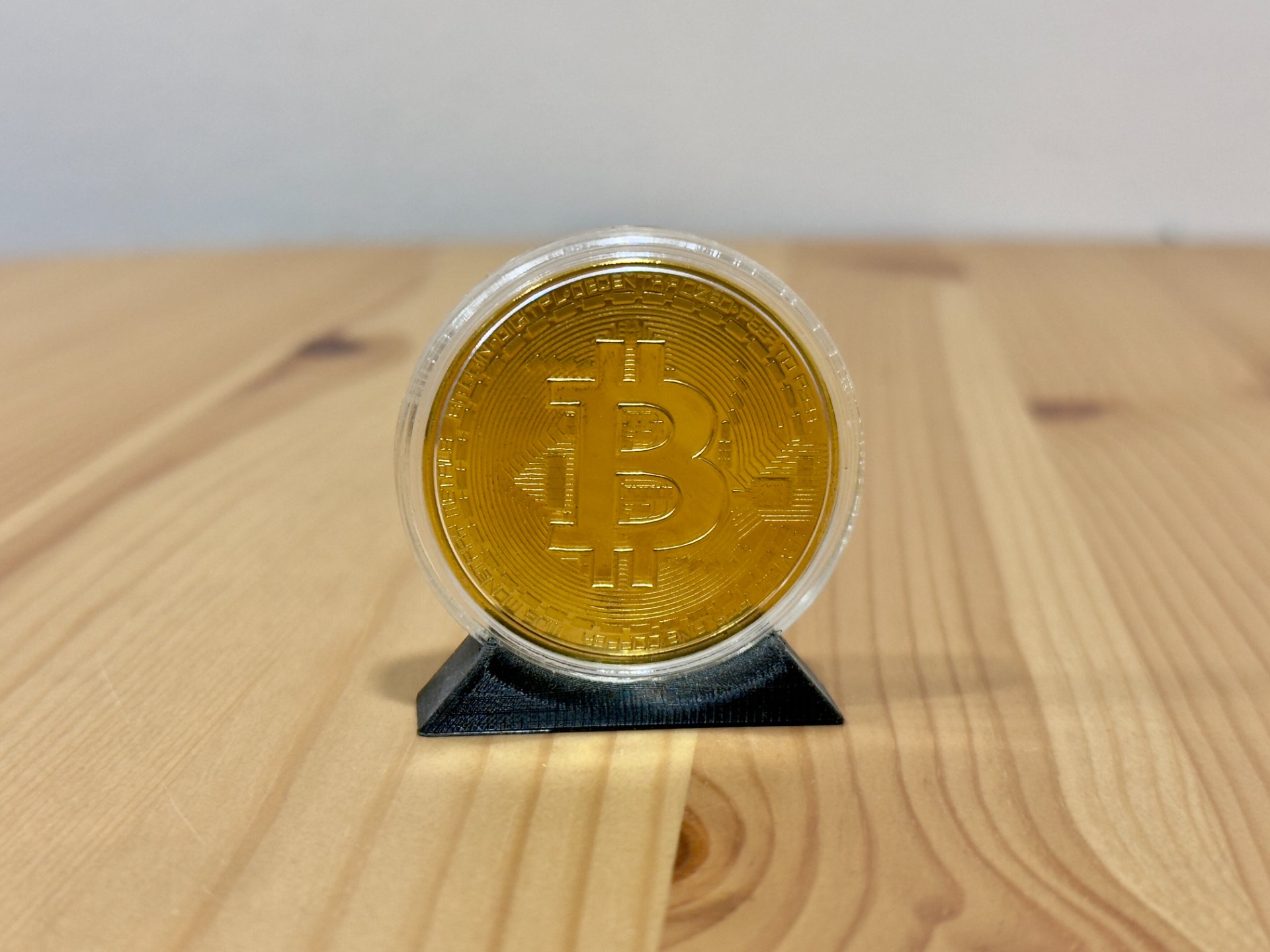BTC or other coin display/holder