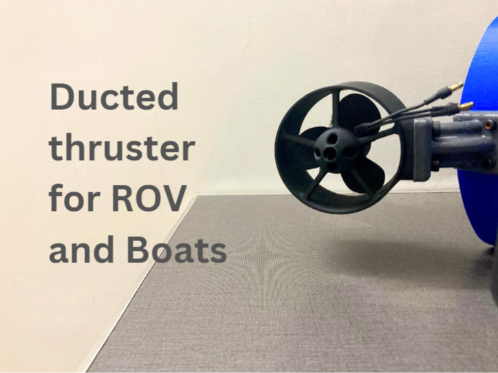 Ducted Thruster with propeller for ROV and Boats