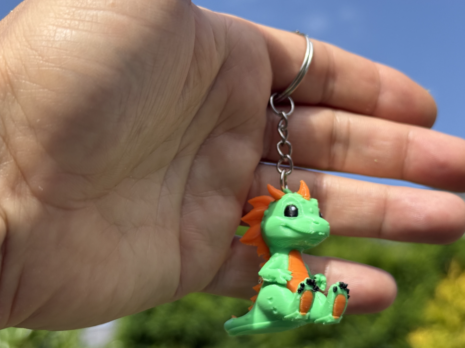 Cute Baby Dragon Keychain