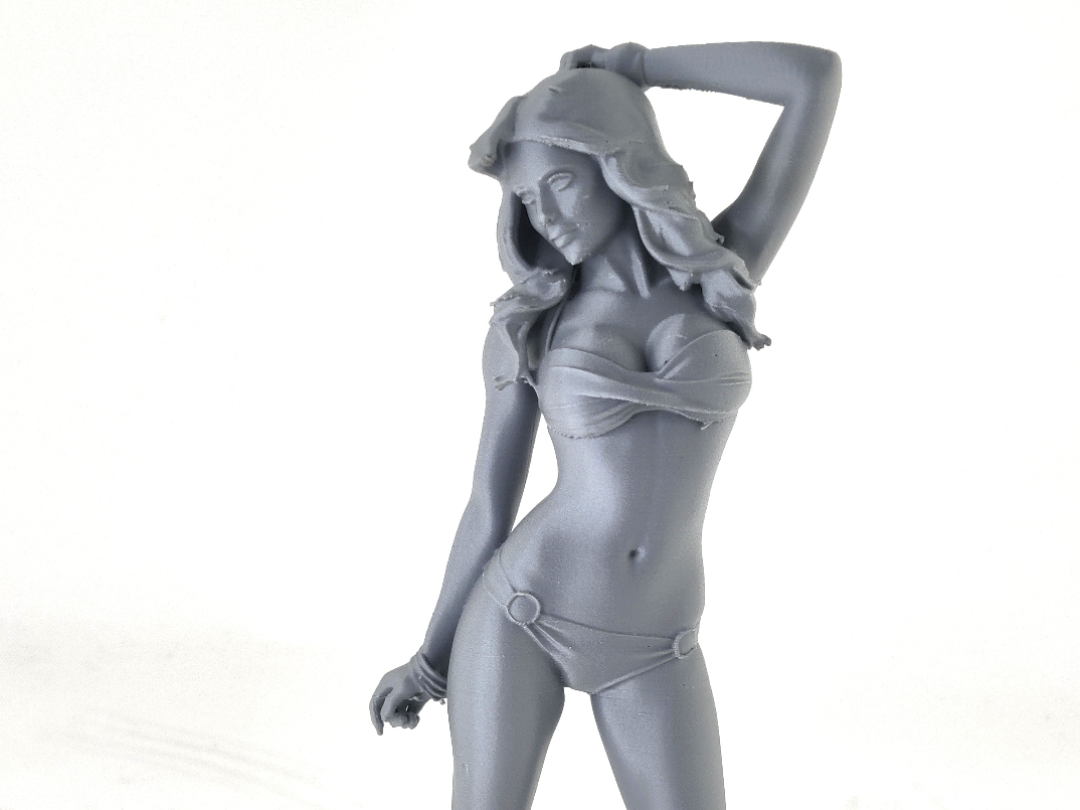 Sexy lady in bikini standing pose