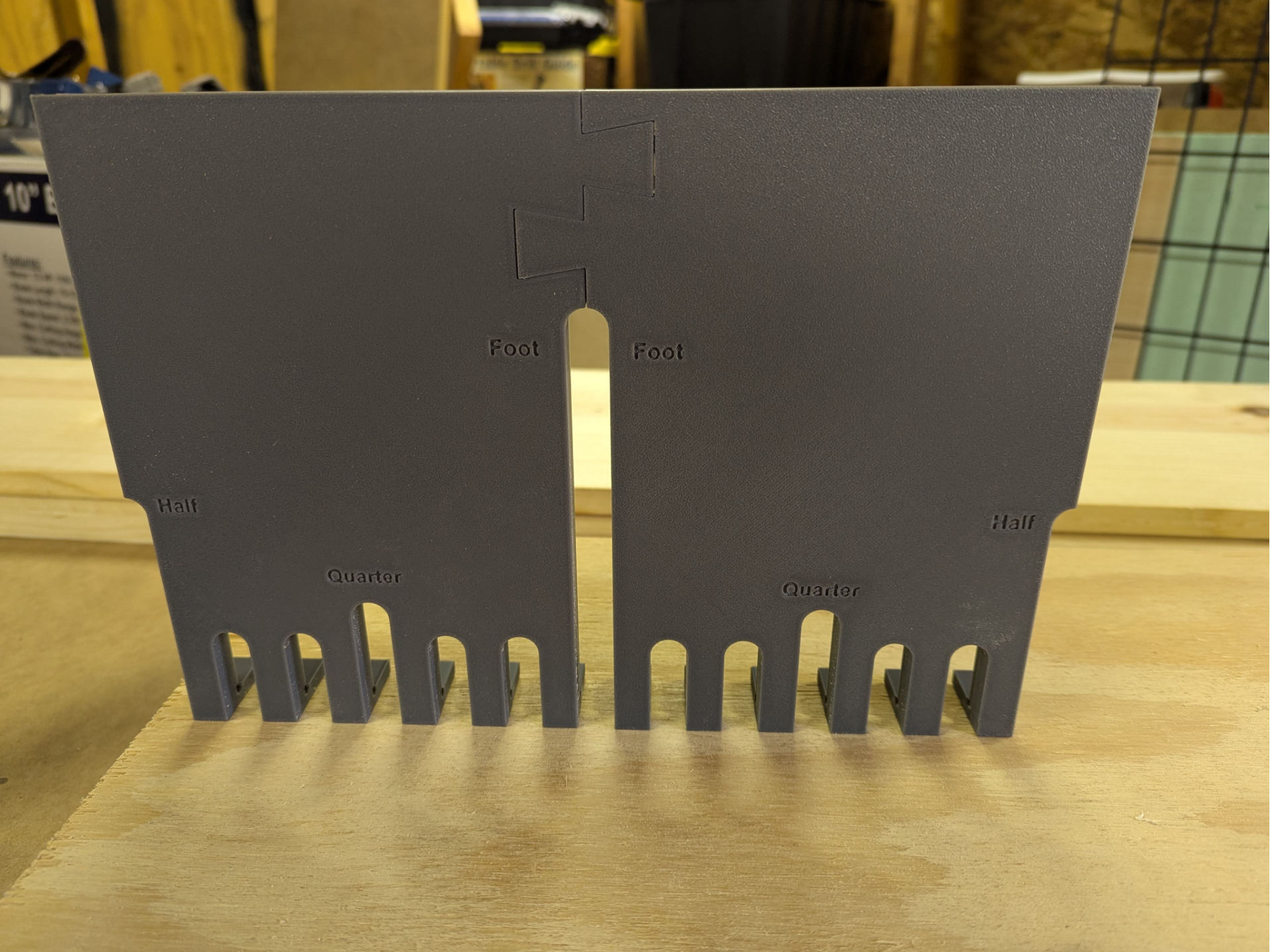 Router Template for Making Growth Chart Rulers