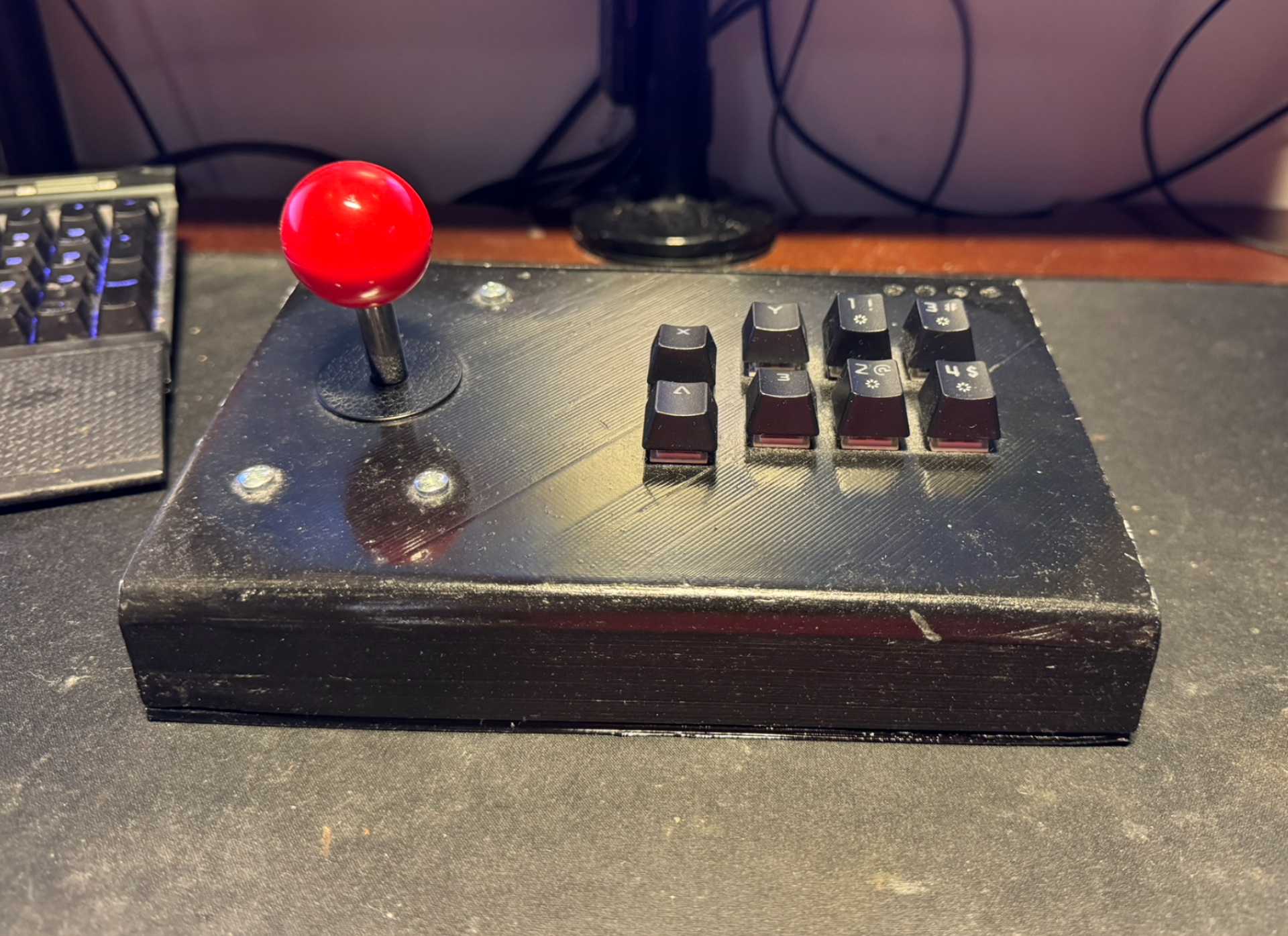 Arcade controller with cherry mx buttons for pc