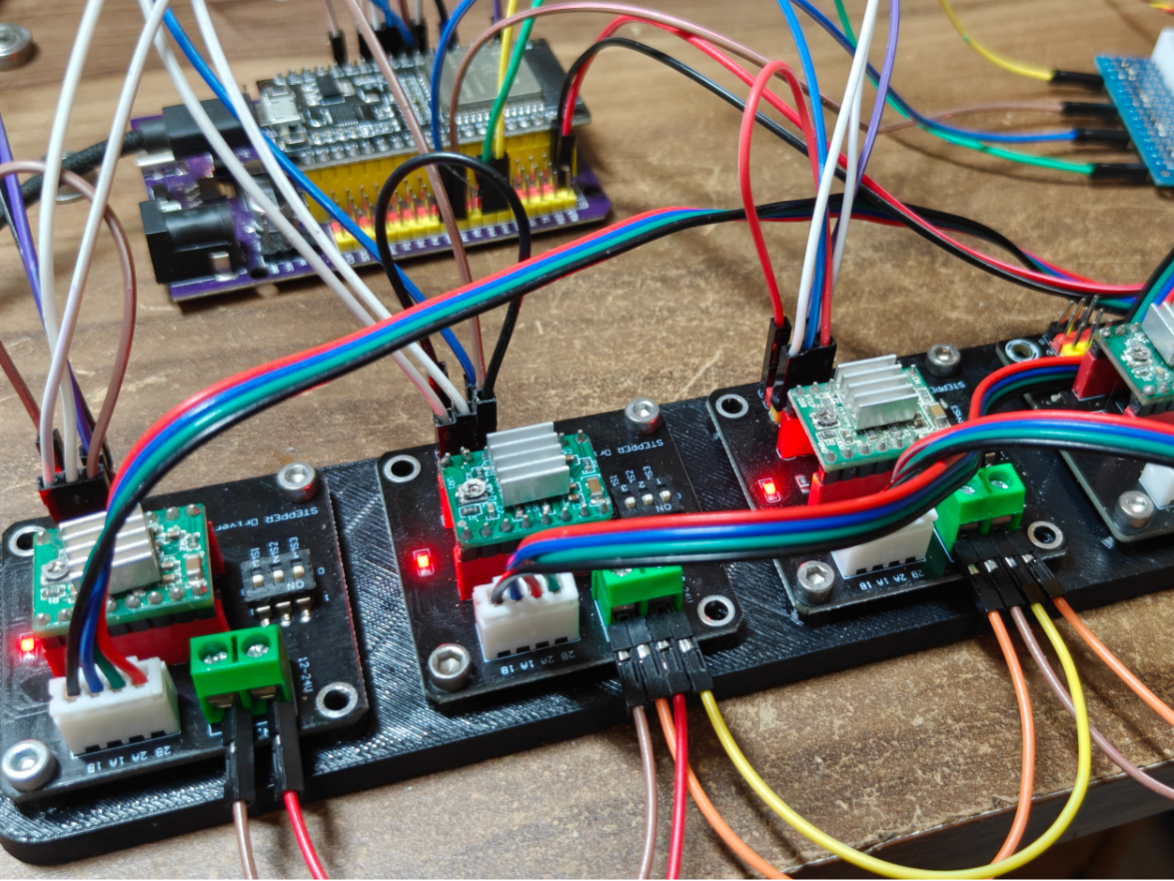 Stepstick breakout board holder for 4 drivers