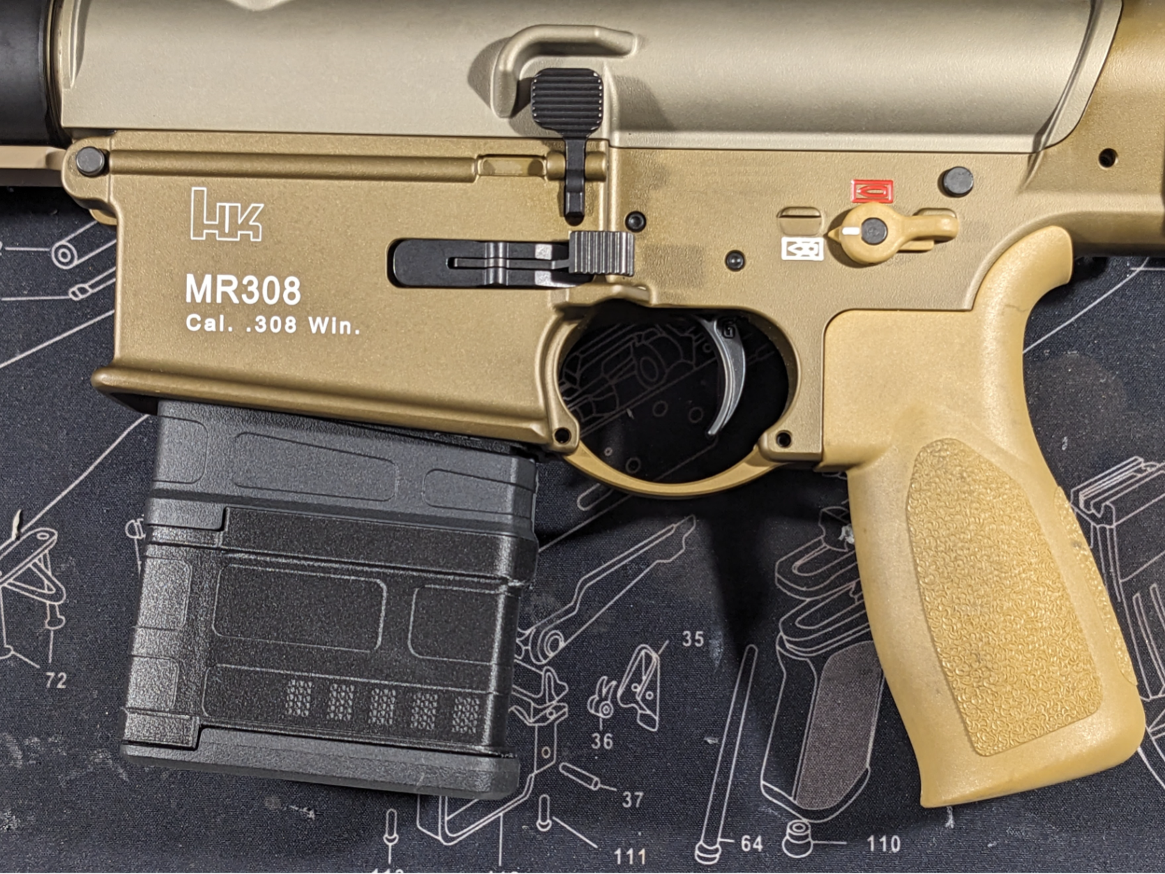 Magpul PMAG .308 to HK417 / MR308 / MR762 Adapter
