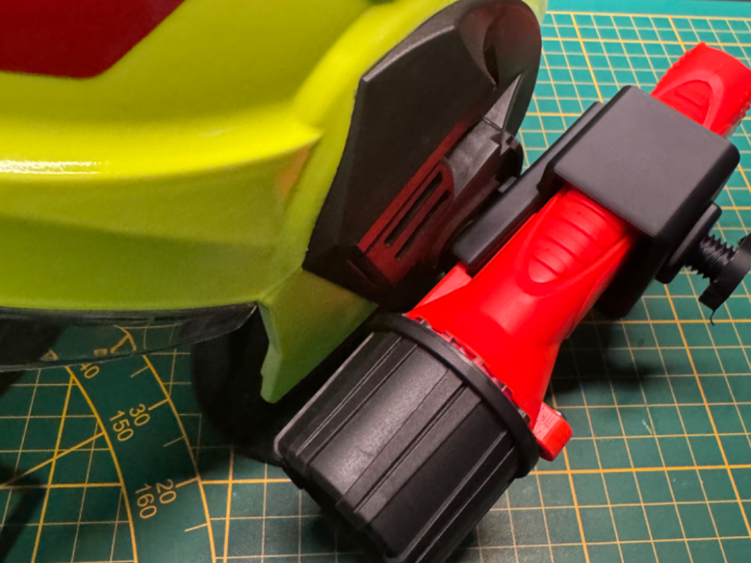 Flashlight Helmet Mount – PAB Dragon HT05