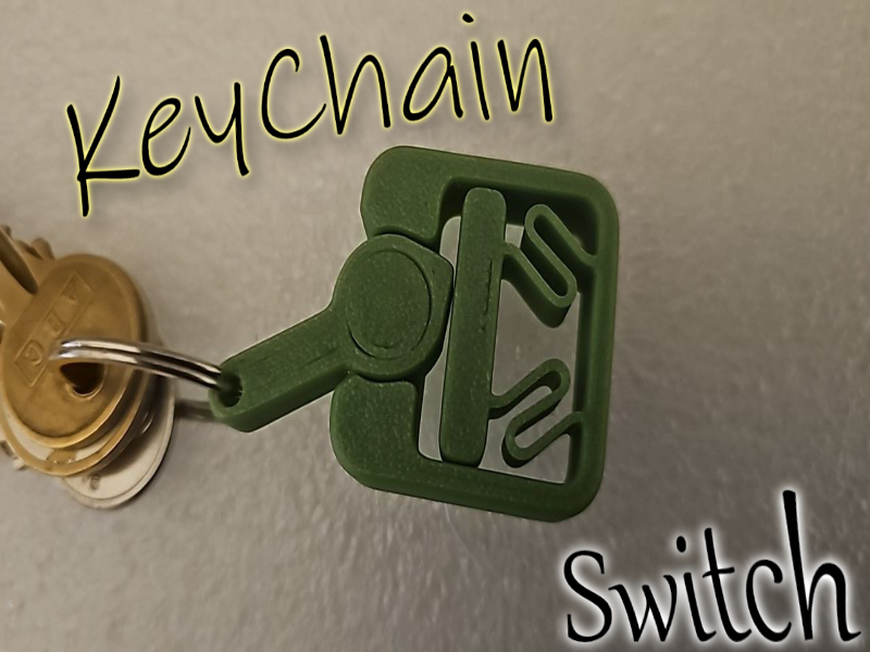 Keychain Print-in-Place Fidget Toggle Switch