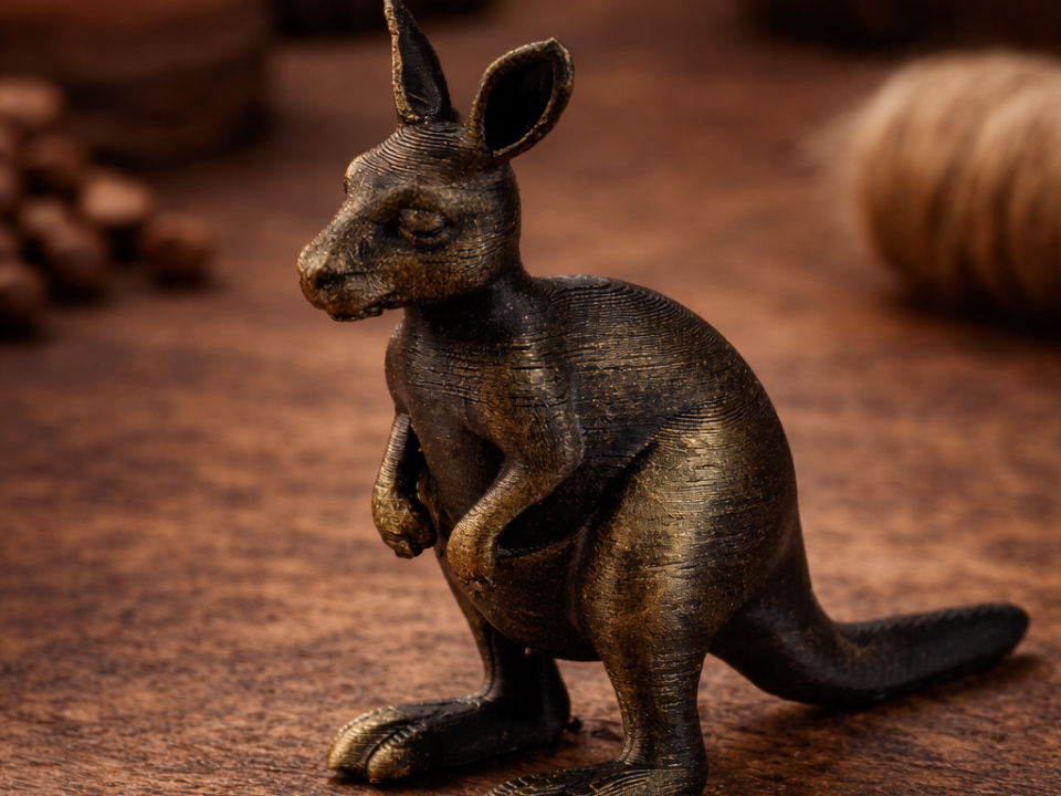 Kangaroo Figurine – Easy Print