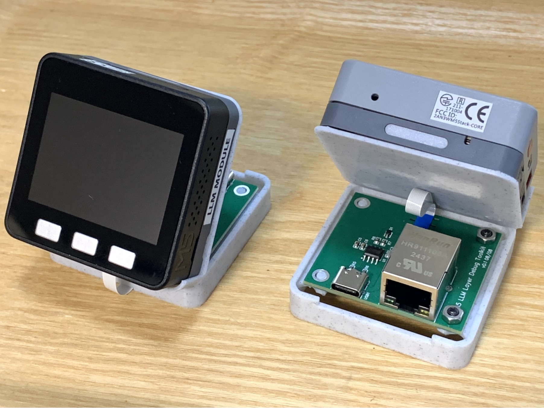 M5Stack Module LLM Stand with Debug Board