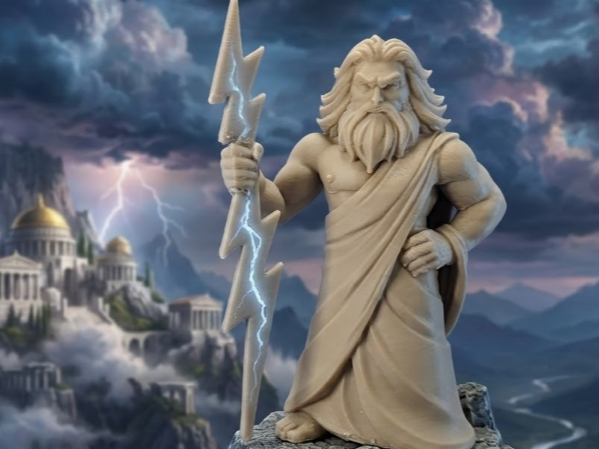 Zeus / Giove – Greek God – Statue (No Base) 10 cm