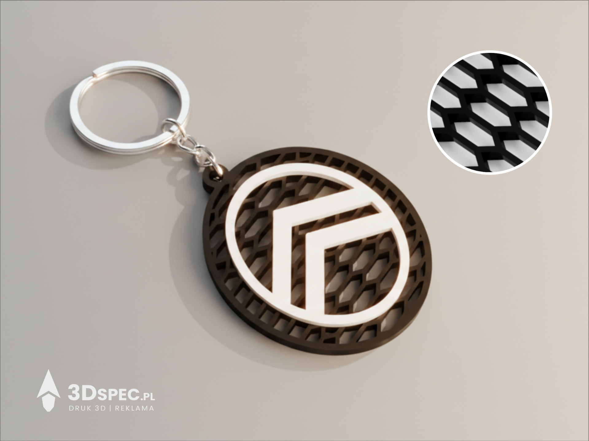 Citroen logo keychain