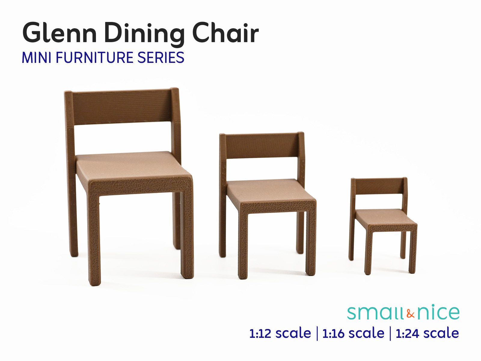 Glenn Dining Chair - Mini Furniture