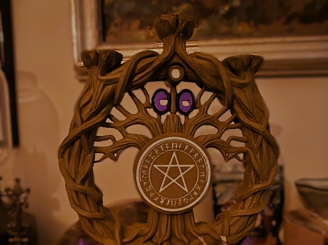 Wicca Altarschmuck / Kerzenständer