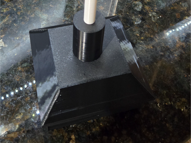 fence cap with hole for wind mill