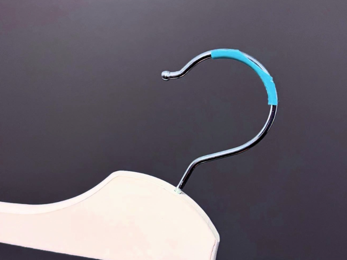Glide Clip for Clothes Hangers
