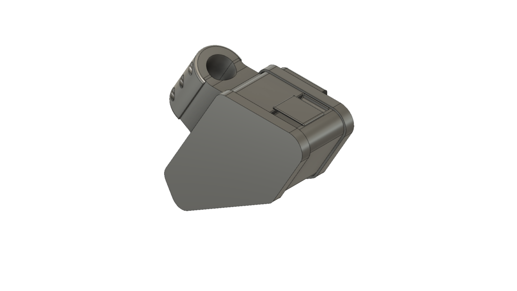 holder guscio batteria 18650 sottosella zero ingombro bici