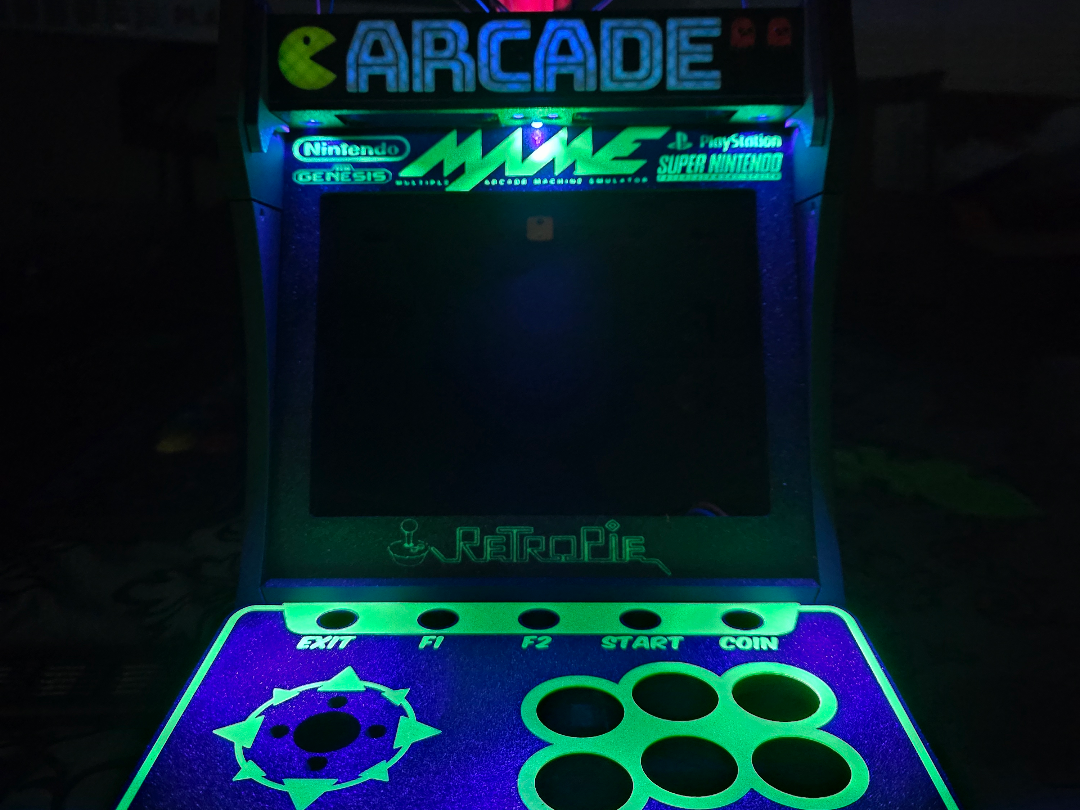 Custom Bartop Arcade Front Bezel