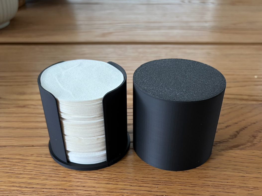 58mm coffee filter holder with lid