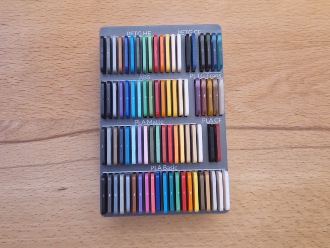Gridfinity for Bambu Filament Swatches