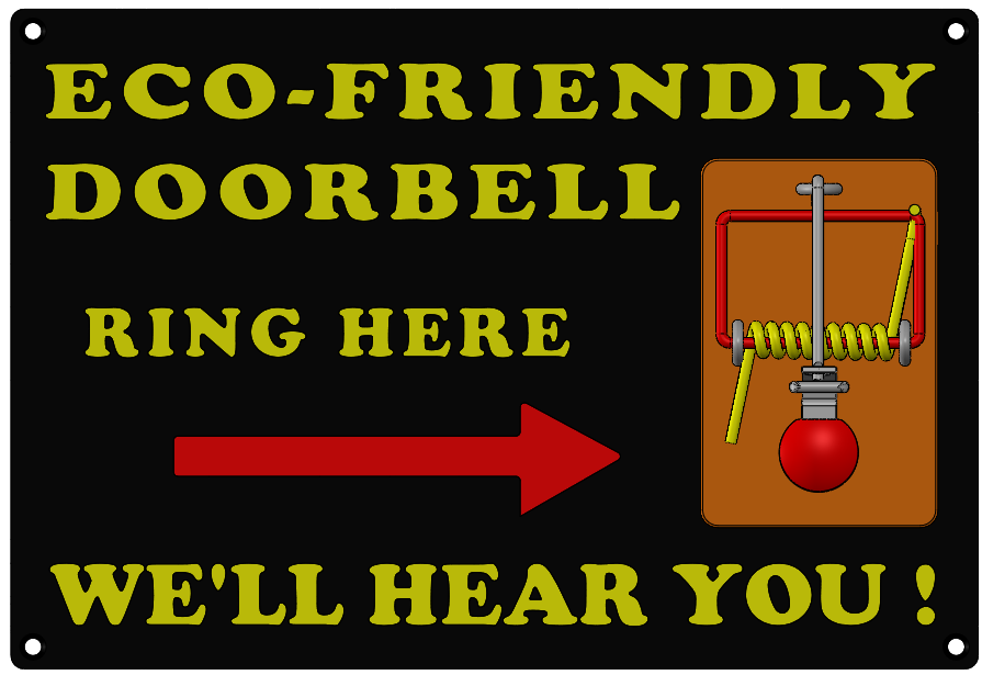 ECO-FRIENDLY DOORBELL