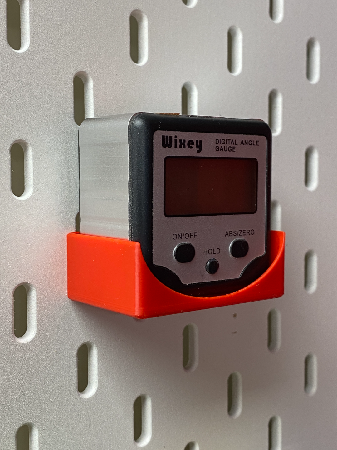 Ikea Skadis Shelf for Wixey Digital Angle Gauge