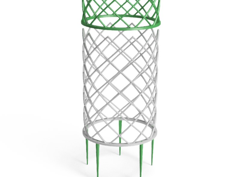 Plant support trellis stackable