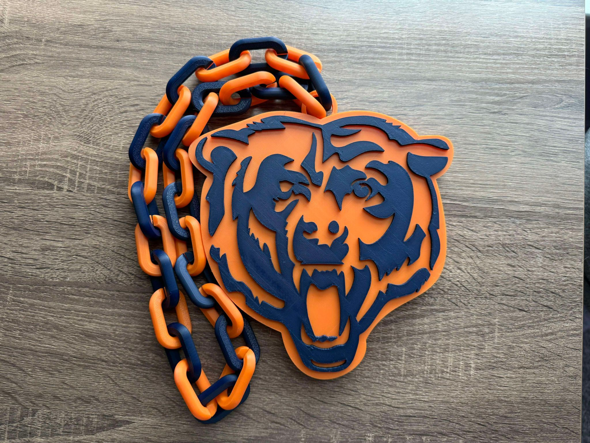 Chicago Bears Oversized Necklace, Pendant