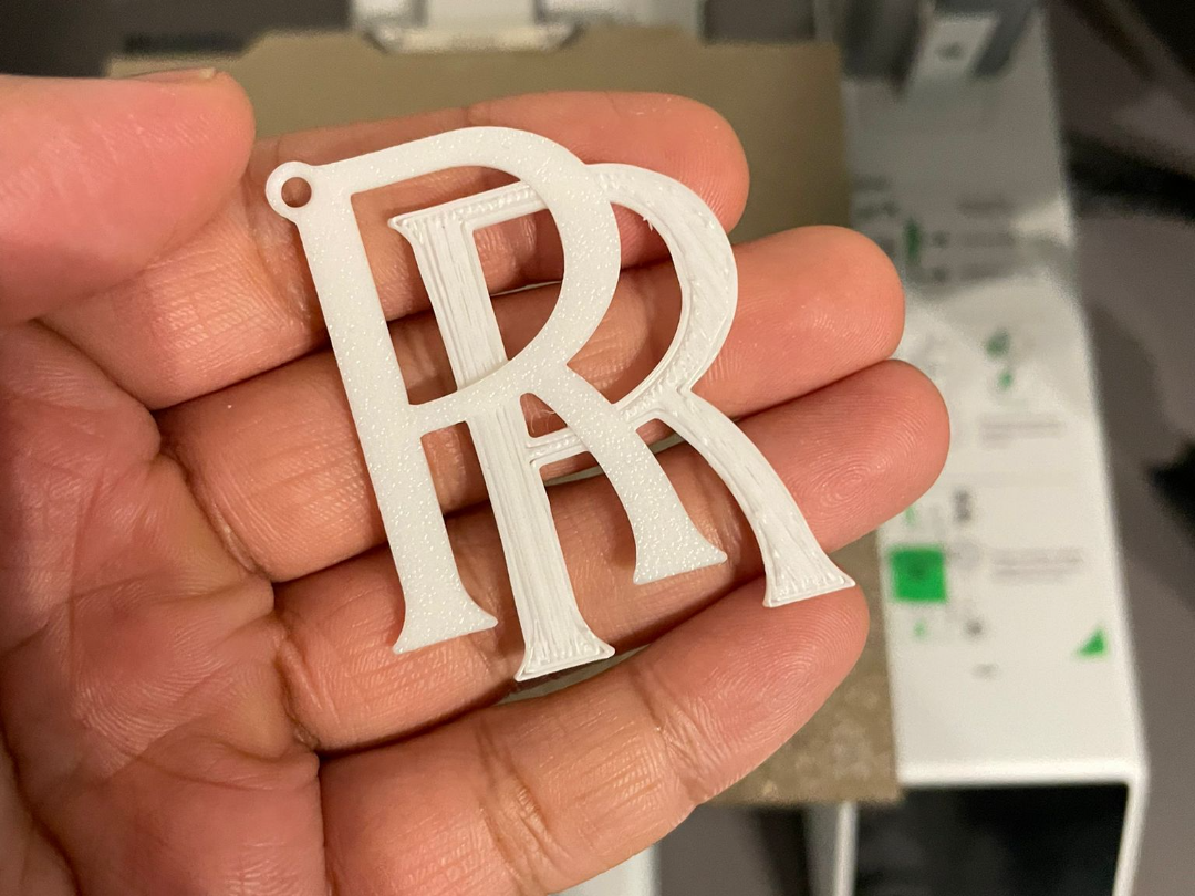 Rolls Royce Logo keychain