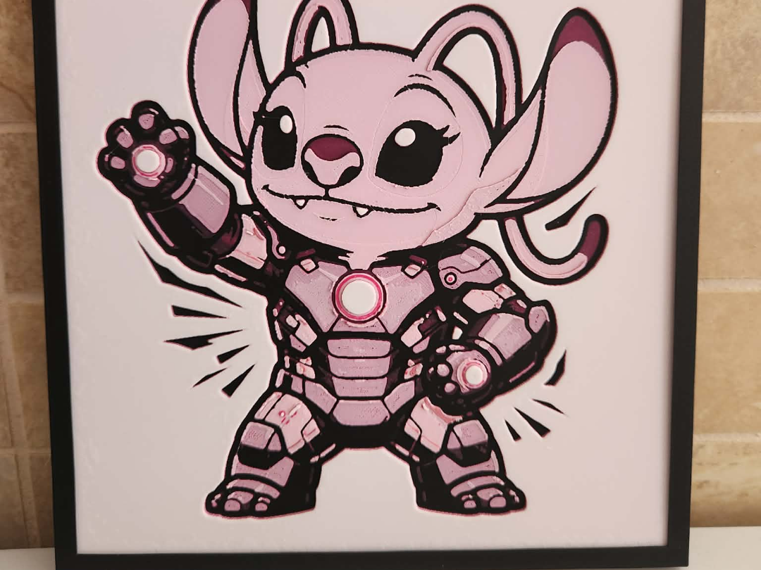 Angel as Iron Man - Pink Version
