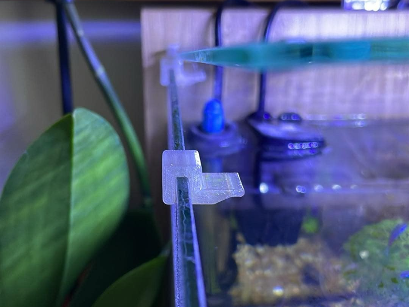 Clip aquarium / aquarium clip
