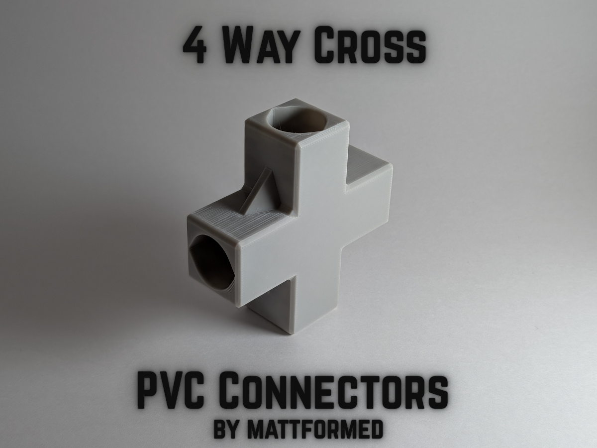 PVC 4 Way Cross Connector (All Sizes)