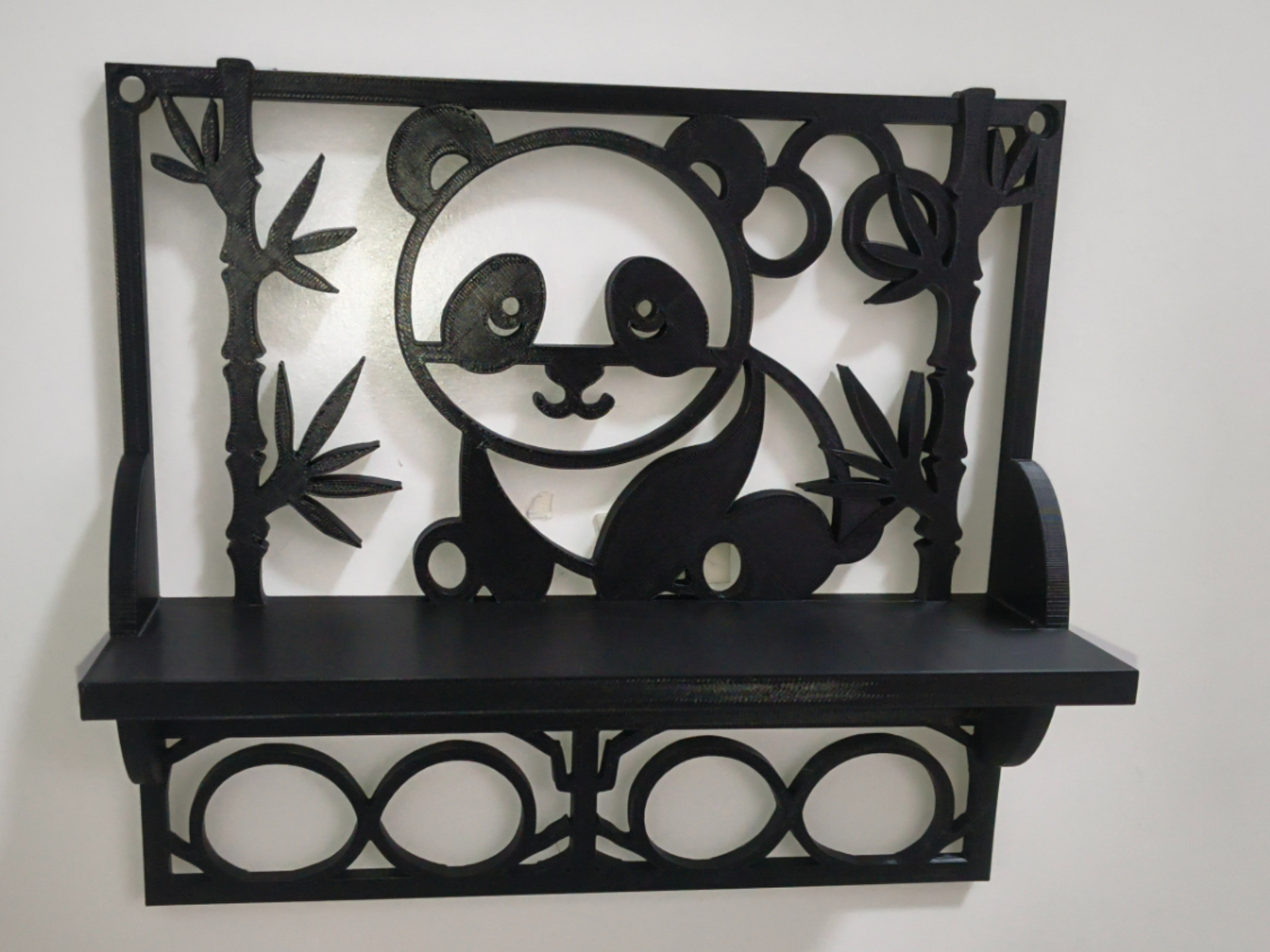 Panda Wall Shelf – Decorative Display