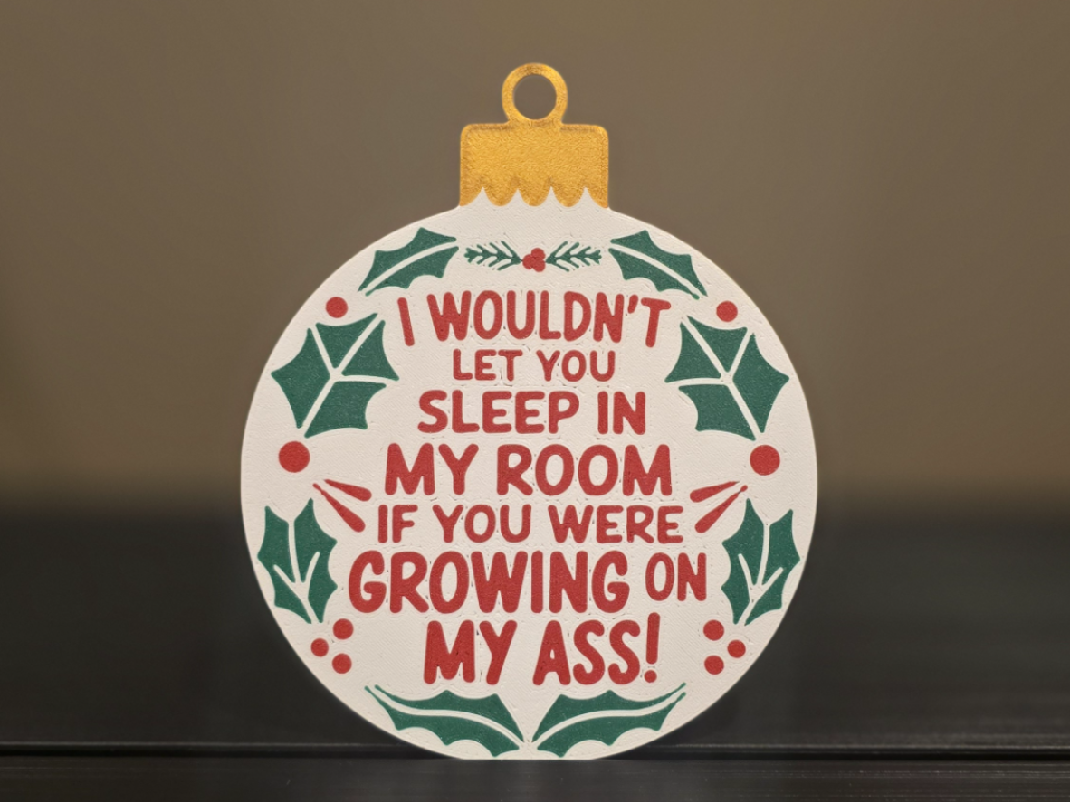 Home Alone - Growing on my @$$ Ornament
