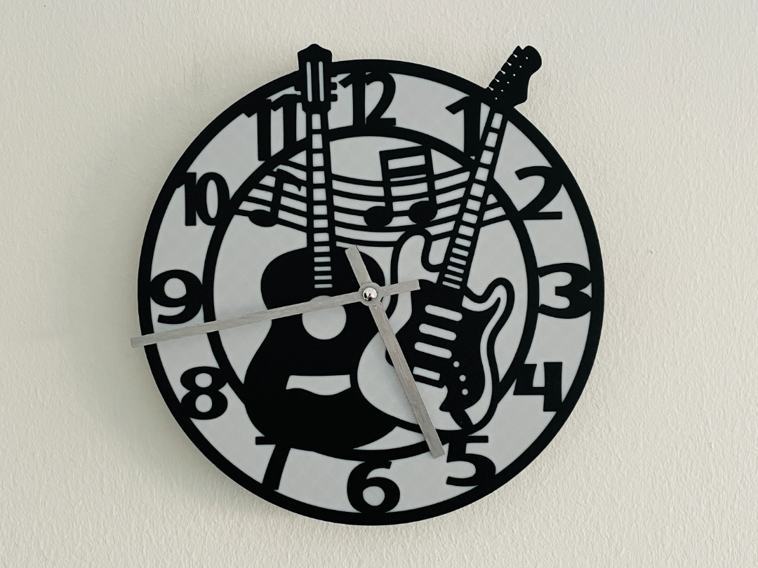 Guitar clock