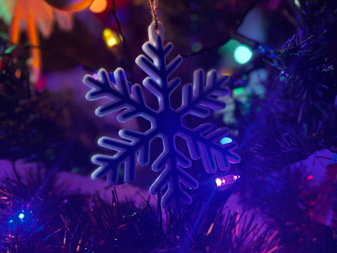 Snowflake Christmas Tree Ornament