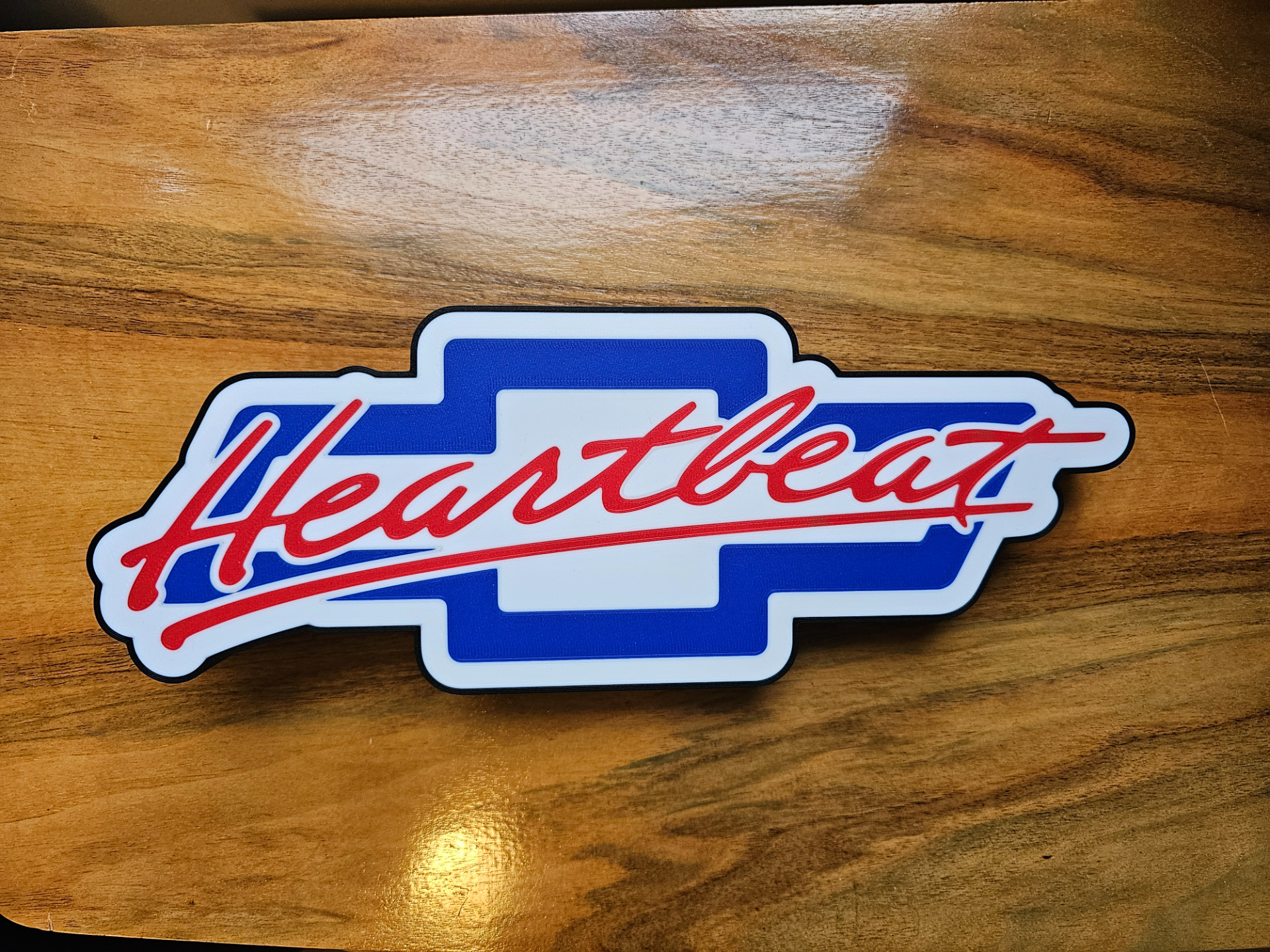 Chevrolet Heartbeat LED Lightbox Sign