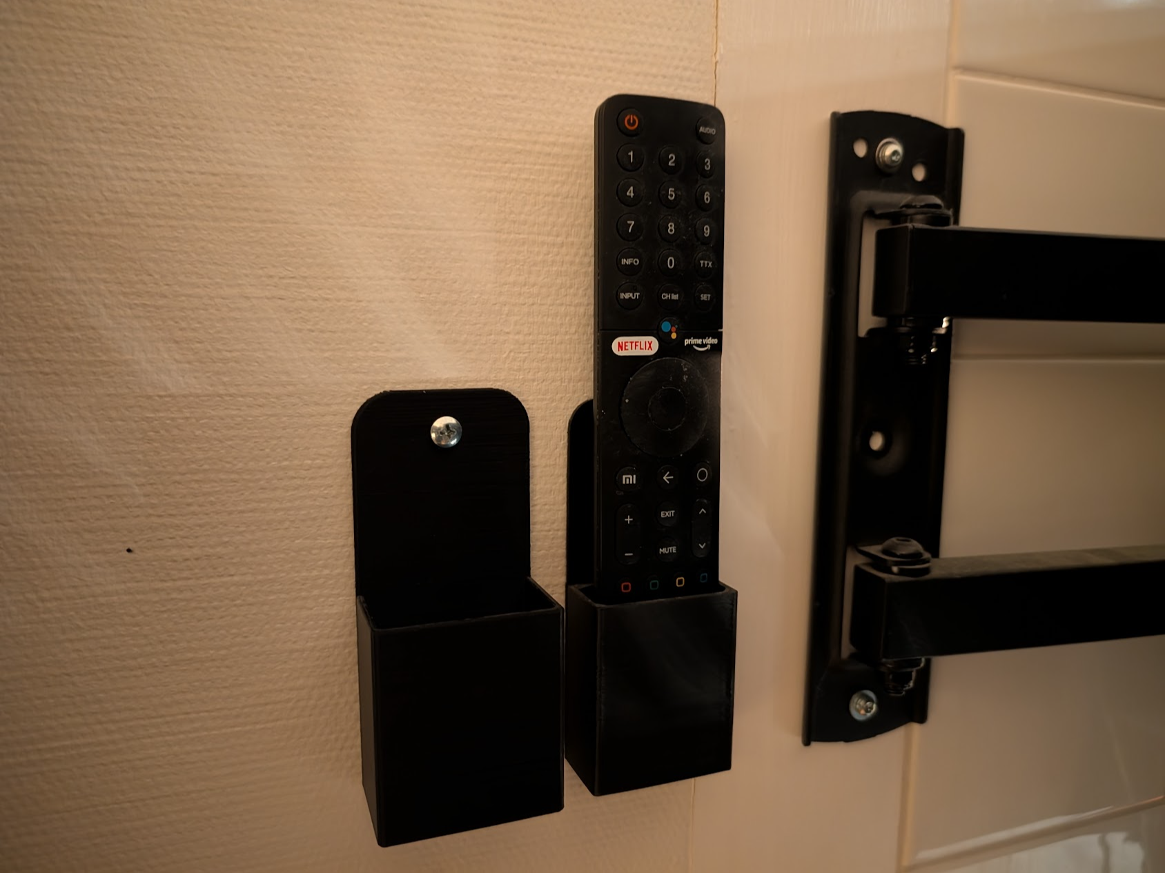 Wall holder for remote