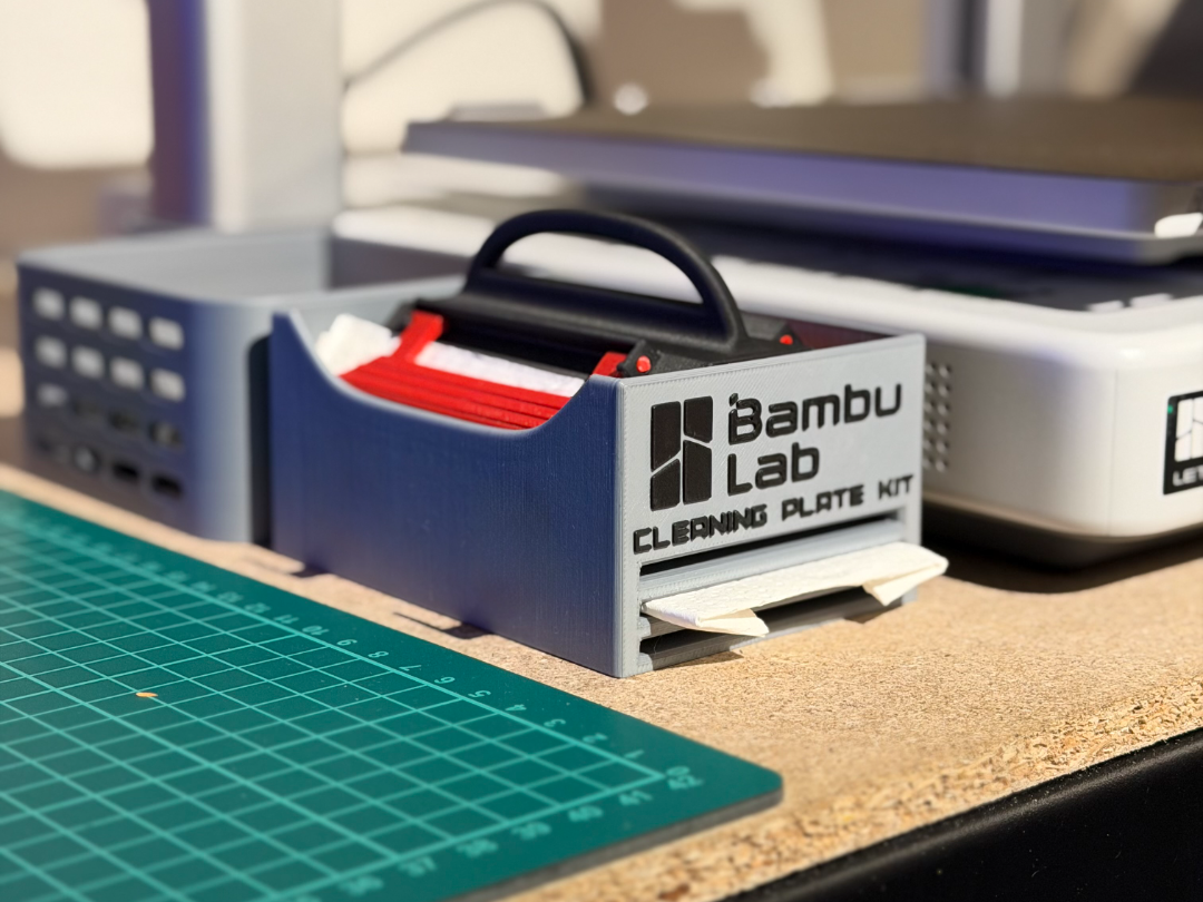 Kit stazione di pulizia per letto di stampa 3D