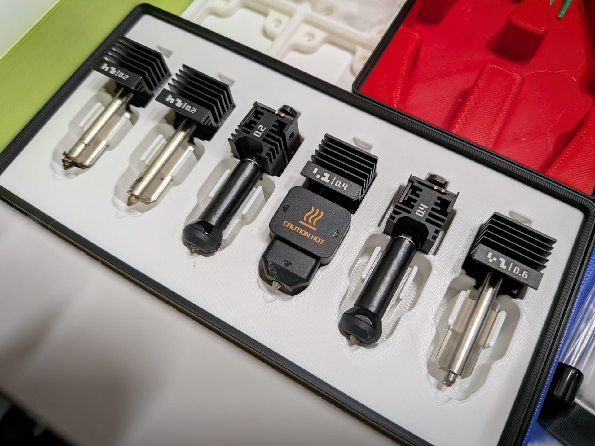 Gridfinity Nozzle Holder - H2D/P2S/H2C Vortek/X2D