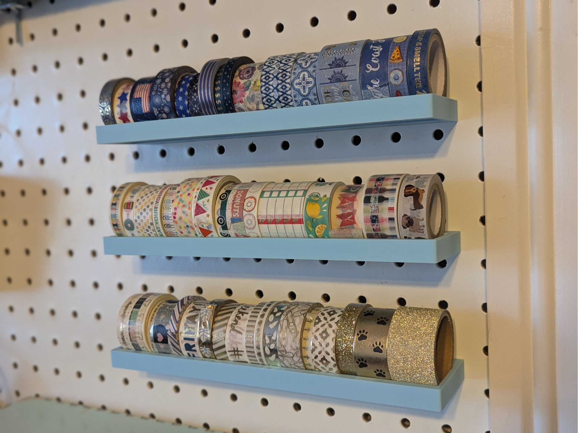 Washi Tape Skadis/Pegboard Holder/Organizer