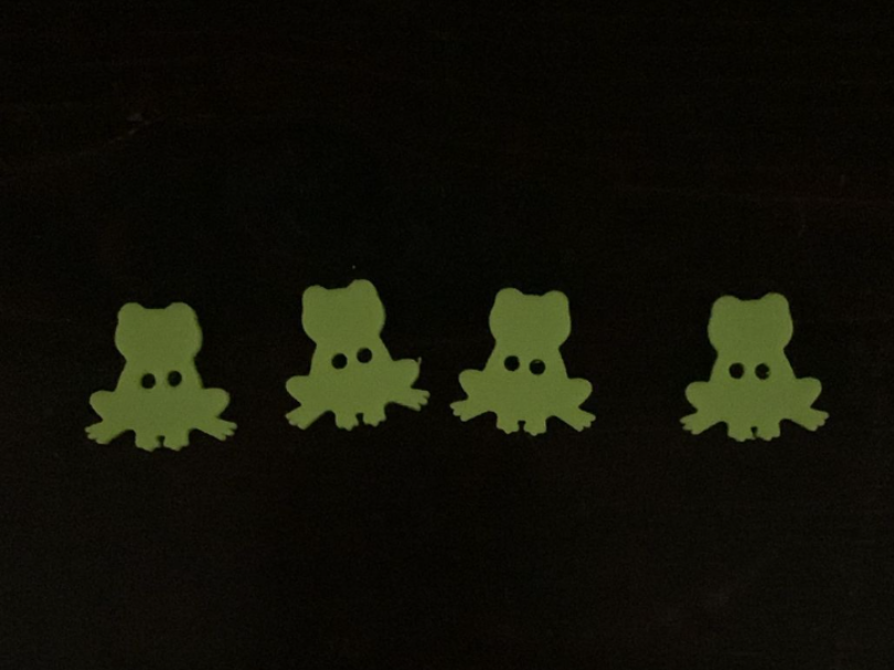 Frog Shaped Button