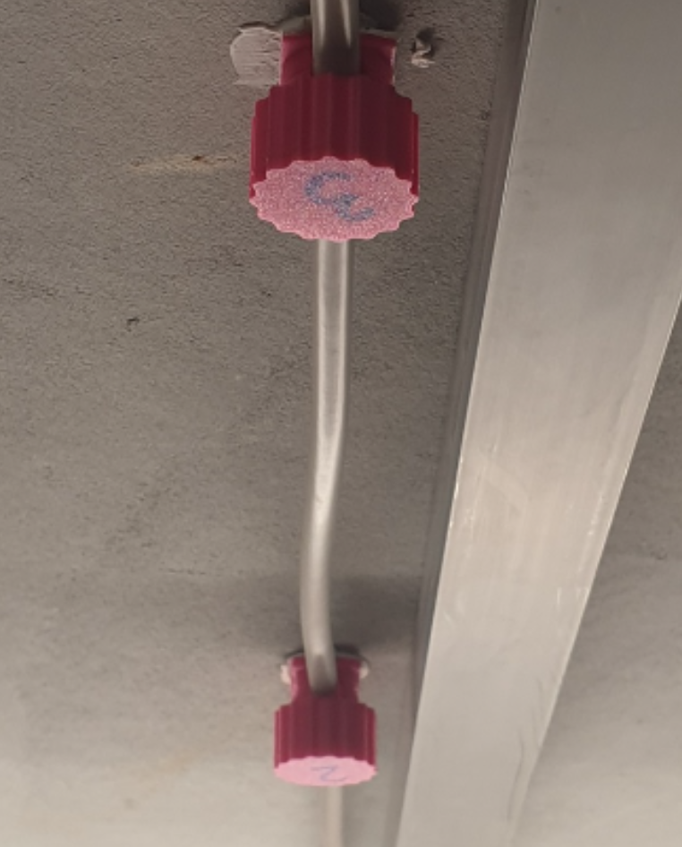 ceiling cable powercord clamp mount- Schraubklemme