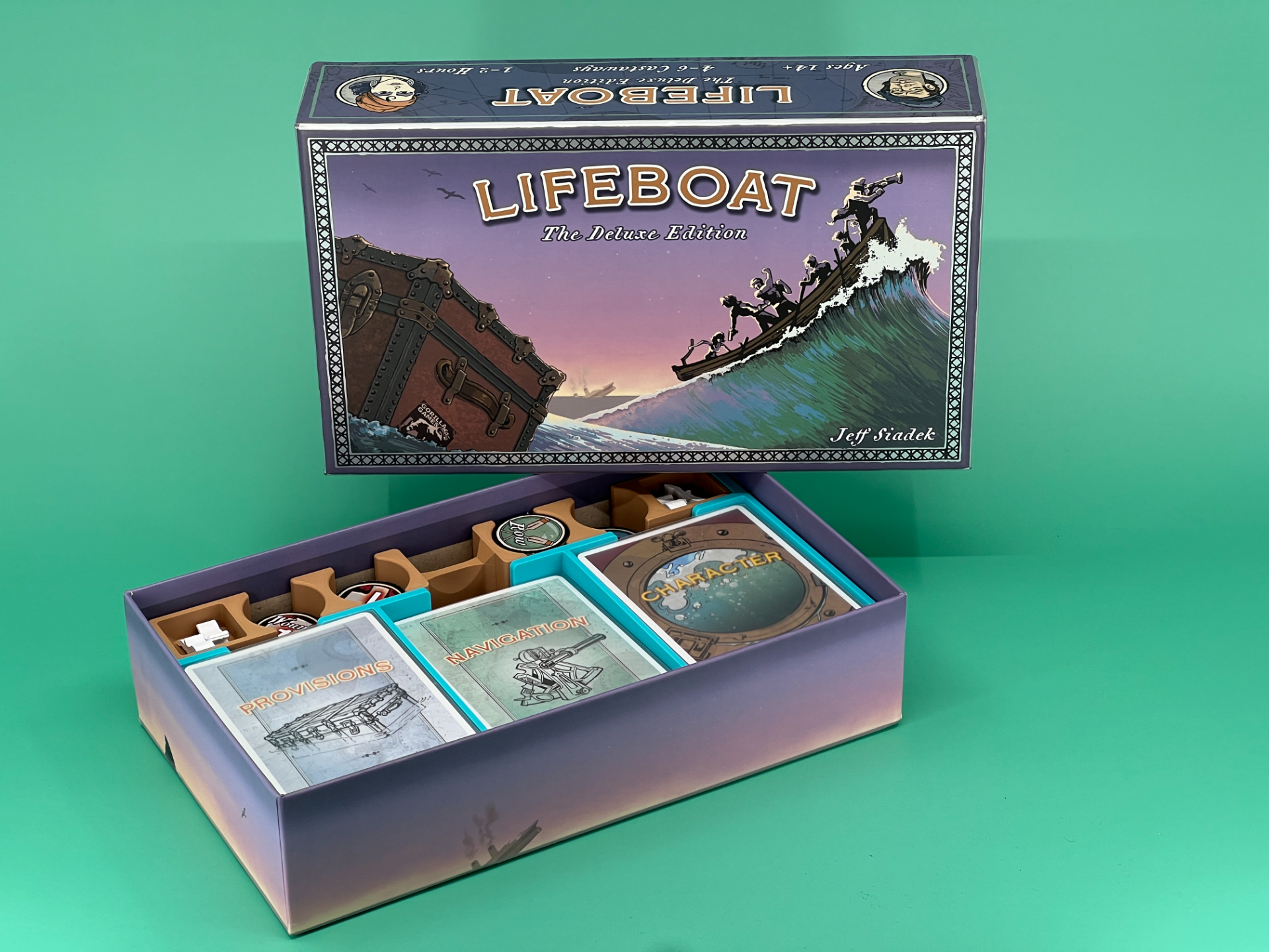 Lifeboat Deluxe Edition boardgame insert organizer