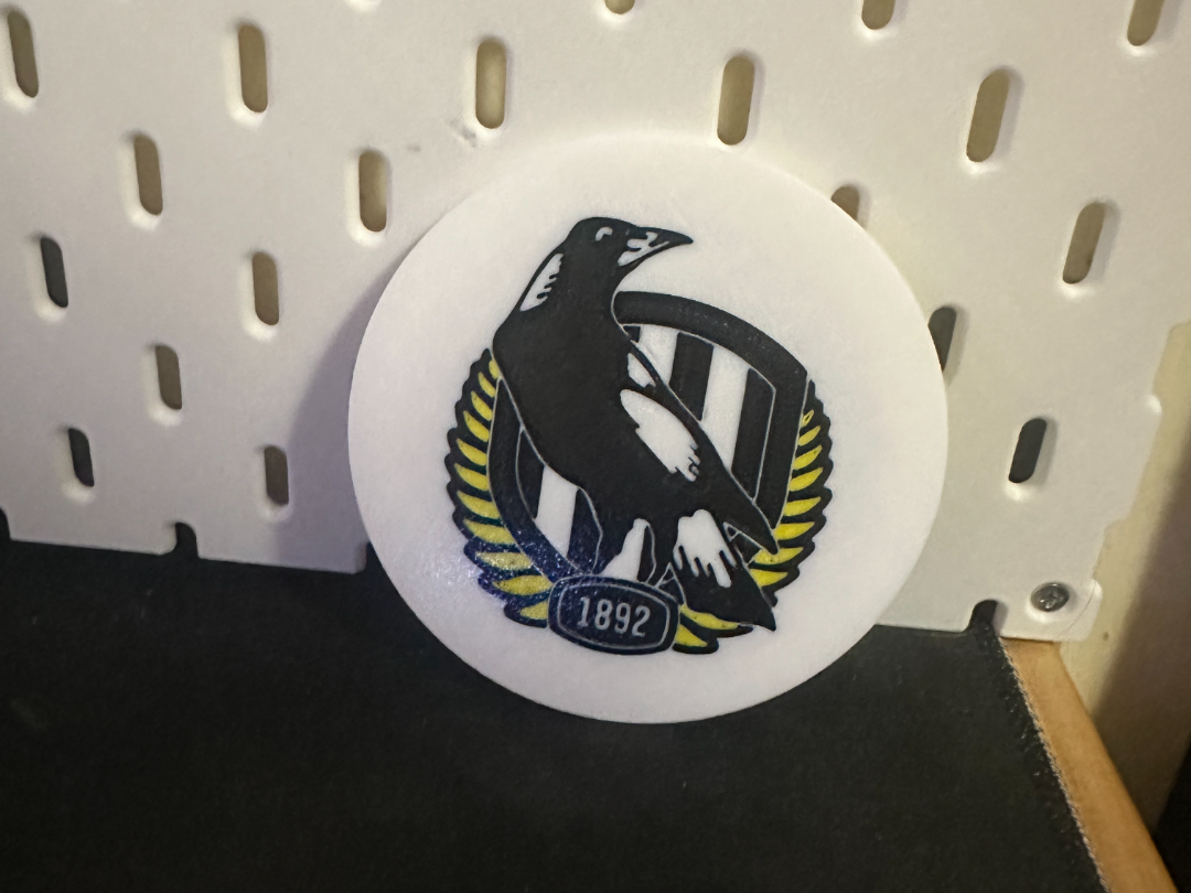 Collingwood Magpies Coaster